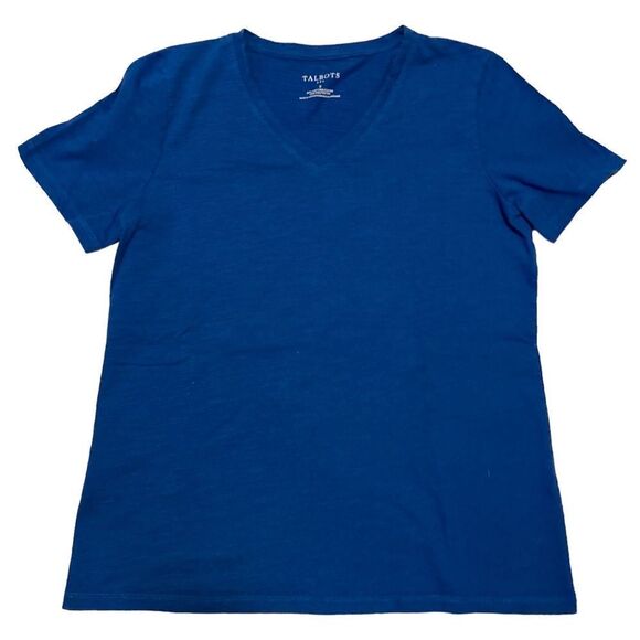 Talbots Blue Tee Shirt Small - Picture 3 of 3